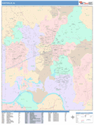 Huntsville Digital Map Color Cast Style