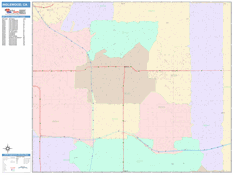 Inglewood Digital Map Color Cast Style