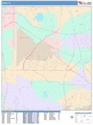 Irving Digital Map Color Cast Style