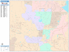 Jackson Digital Map Color Cast Style