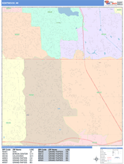 Kentwood Digital Map Color Cast Style