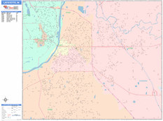 Lafayette Digital Map Color Cast Style