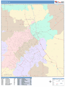 Lafayette Digital Map Color Cast Style