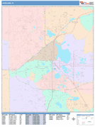 Lakeland Digital Map Color Cast Style