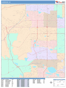 Lakewood Digital Map Color Cast Style