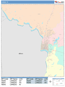 Laredo Digital Map Color Cast Style