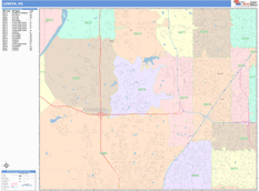 Lenexa Digital Map Color Cast Style