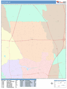 Levittown Digital Map Color Cast Style