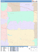Livonia Digital Map Color Cast Style