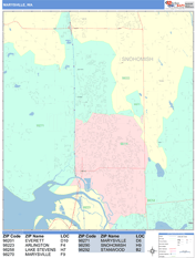 Marysville Digital Map Color Cast Style