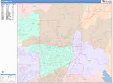 McKinney Digital Map Color Cast Style