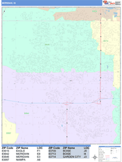 Meridian Digital Map Color Cast Style