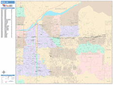 Mesa Digital Map Color Cast Style