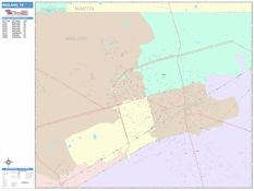 Midland Digital Map Color Cast Style