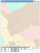 Milpitas Digital Map Color Cast Style