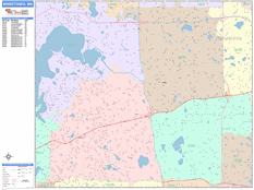 Minnetonka Digital Map Color Cast Style