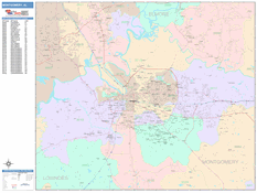 Montgomery Digital Map Color Cast Style