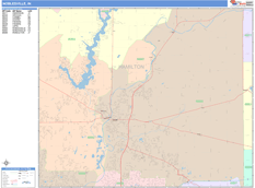 Noblesville Digital Map Color Cast Style