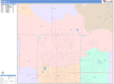 Normal Digital Map Color Cast Style