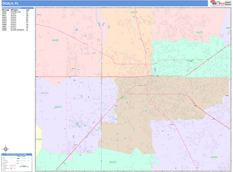 Ocala Digital Map Color Cast Style