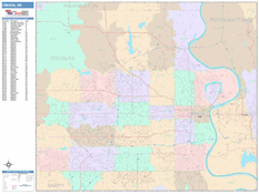 Omaha Digital Map Color Cast Style