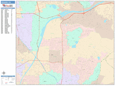 Orange Digital Map Color Cast Style