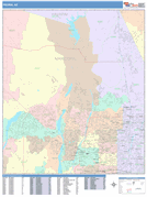 Peoria Digital Map Color Cast Style