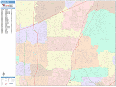 Plano Digital Map Color Cast Style