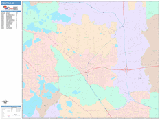 Pontiac Digital Map Color Cast Style