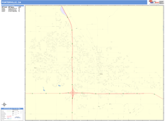 Porterville Digital Map Color Cast Style