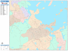 Quincy Digital Map Color Cast Style