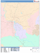 Redding Digital Map Color Cast Style