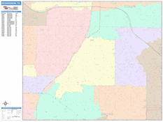 Richardson Digital Map Color Cast Style