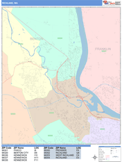 Richland Digital Map Color Cast Style