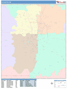 Rochester Digital Map Color Cast Style