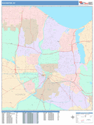 Rochester Digital Map Color Cast Style