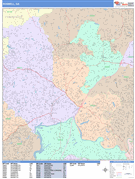 Roswell Digital Map Color Cast Style