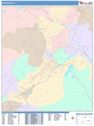 Scranton Digital Map Color Cast Style