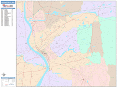 Springfield Digital Map Color Cast Style