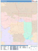 Springfield Digital Map Color Cast Style