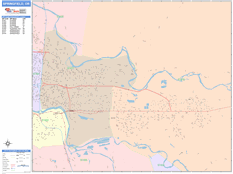 Springfield Digital Map Color Cast Style