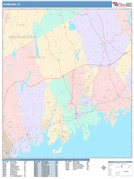Stamford Digital Map Color Cast Style