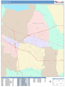 Sunnyvale Digital Map Color Cast Style