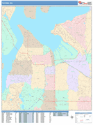 Tacoma Digital Map Color Cast Style
