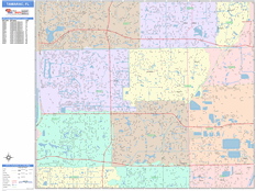 Tamarac Digital Map Color Cast Style