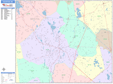 Taunton Digital Map Color Cast Style