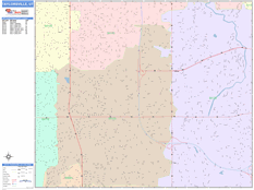 Taylorsville Digital Map Color Cast Style