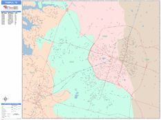 Temple Digital Map Color Cast Style