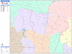 Towson Digital Map Color Cast Style