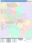 Tucson Digital Map Color Cast Style